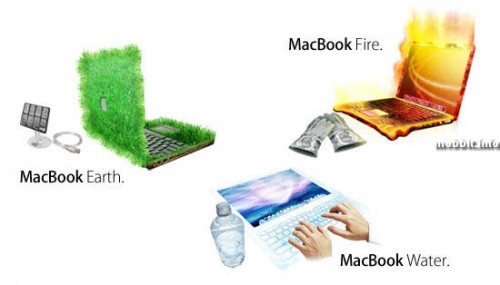 Water, Earth  Fire    MacBook Air!