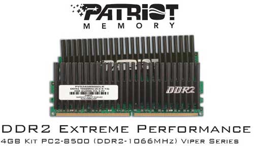 "" 4   Viper DDR2-1066  Patriot