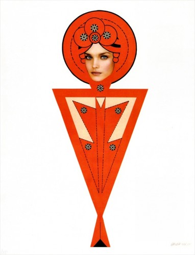 Наталья Водянова на обложке российского Vogue март 2008