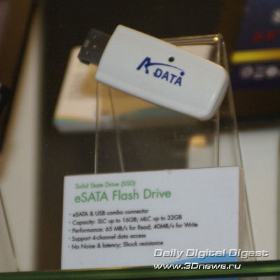 CeBIT 2008:  SSD-  A-DATA