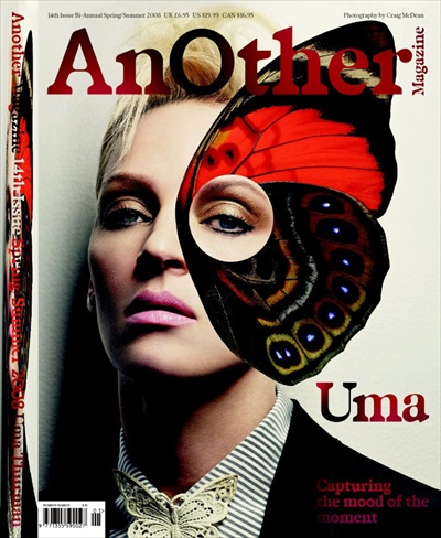   (Uma Thurman)  Another Magazine (Spring/Summer 2008)