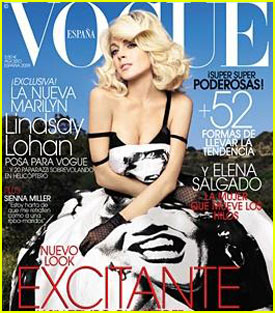   (Lindsay Lohan)  Vogue