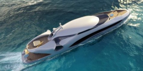 Яхта будущего от дизайнеров
