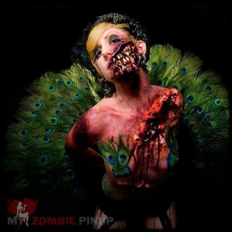 Zombie pinup 