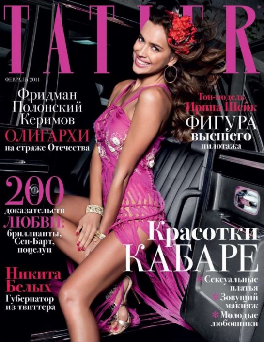 Ирина Шейк (Irina Shayk) для журнала Tatler