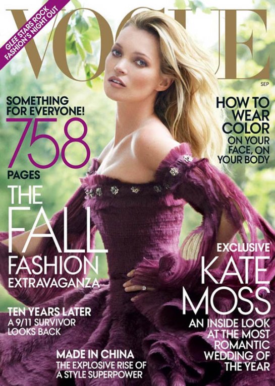 Свадьба Кейт Мосс на глянцевых страницах журнала Vogue