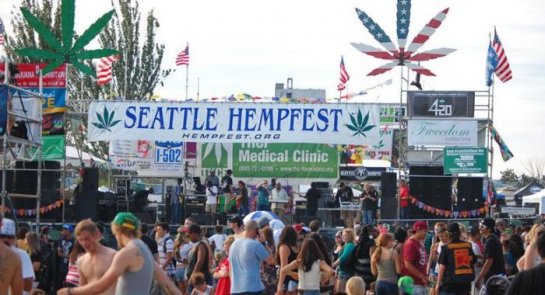 Музыкальный фестиваль в Сиэтле в честь марихуаны