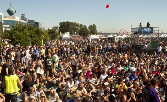 Музыкальный фестиваль в Сиэтле в честь марихуаны