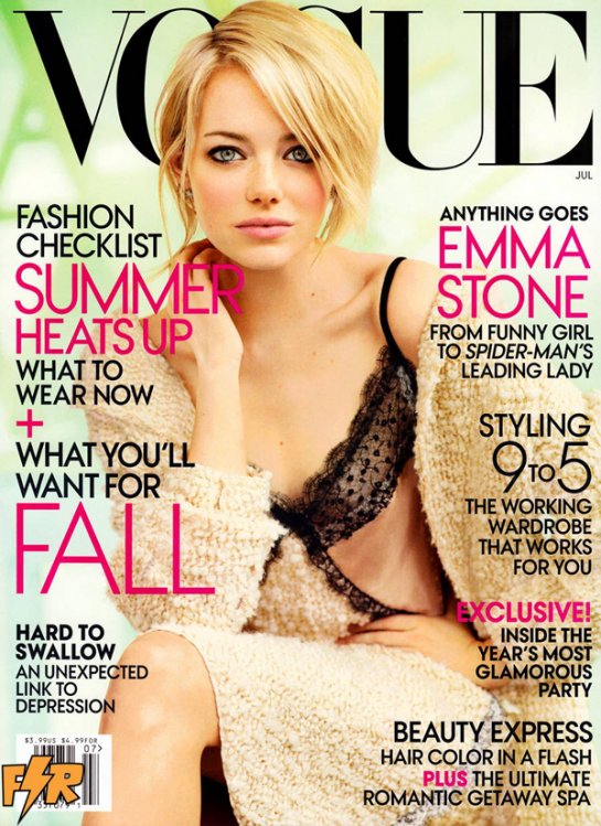 Эмма Стоун на обложке Vogue US