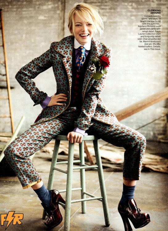 Эмма Стоун на обложке Vogue US