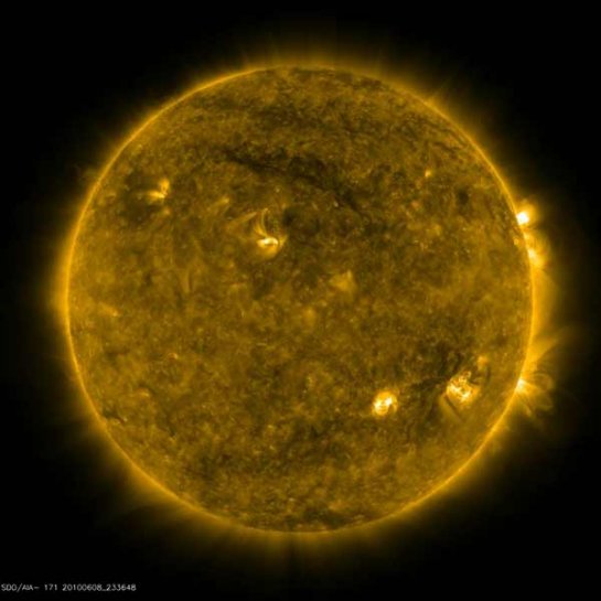 Интересная информация о солнечных пятнах