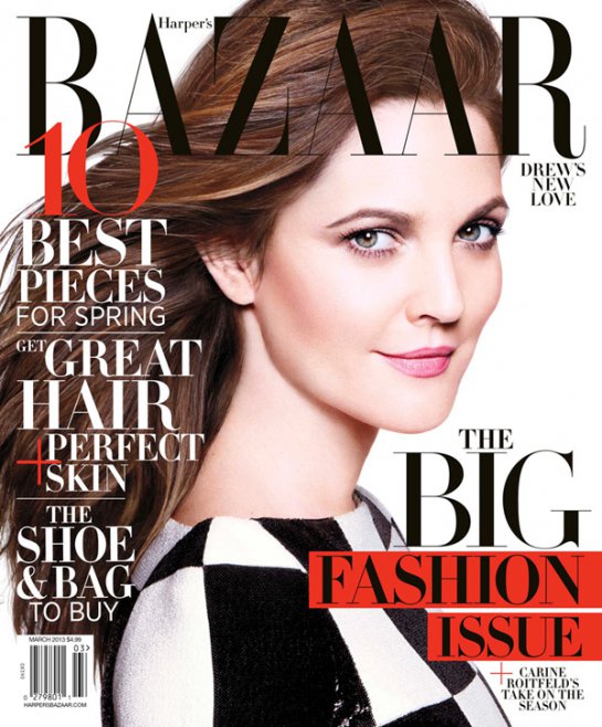   (Drew Barrymore)   Harpers Bazaar