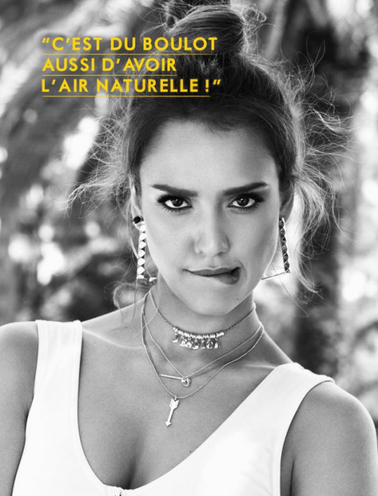   (Jessica Alba)  Glamour France ()