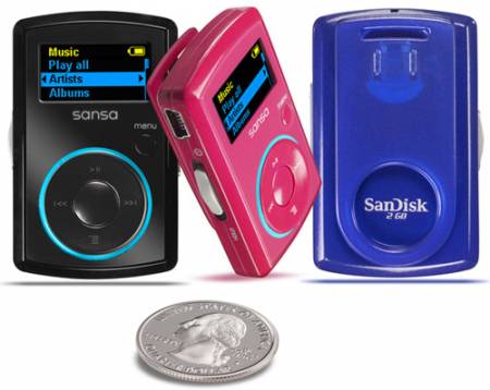 Sansa Clip   iPod nano
